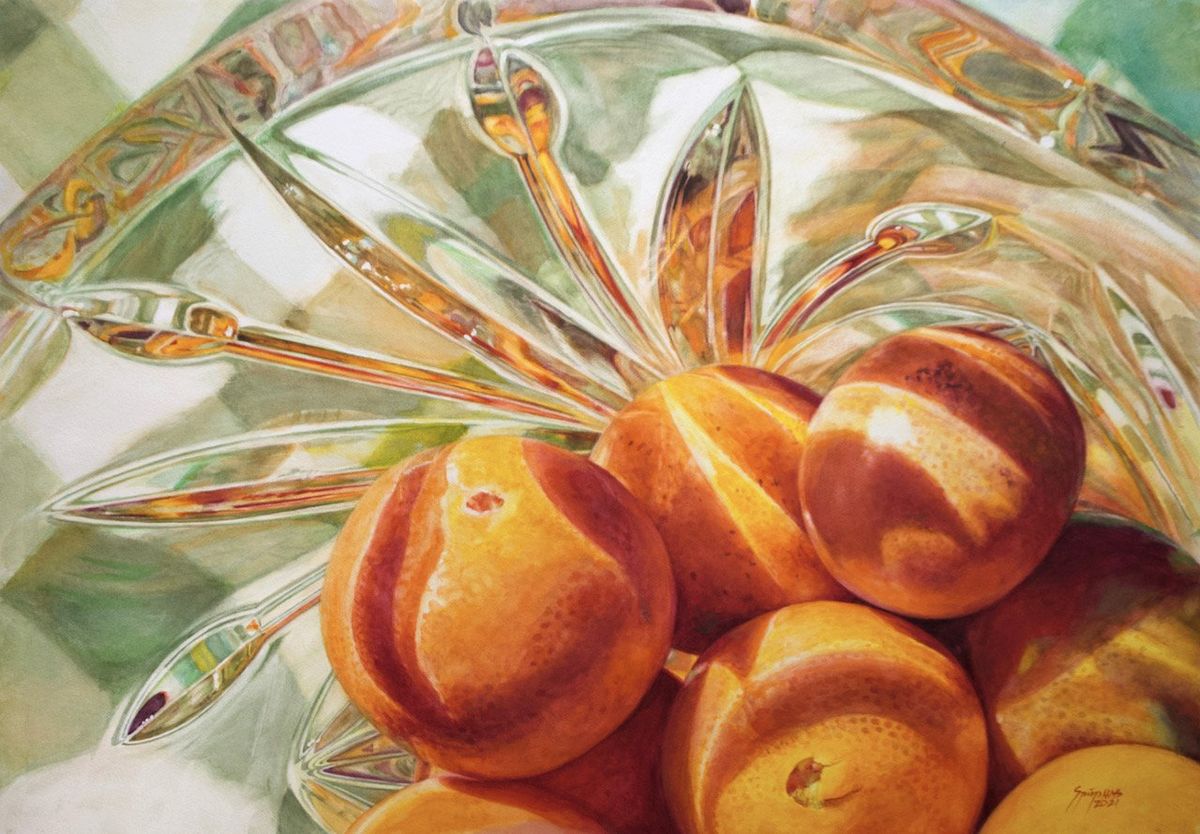 Calamondins and Glass