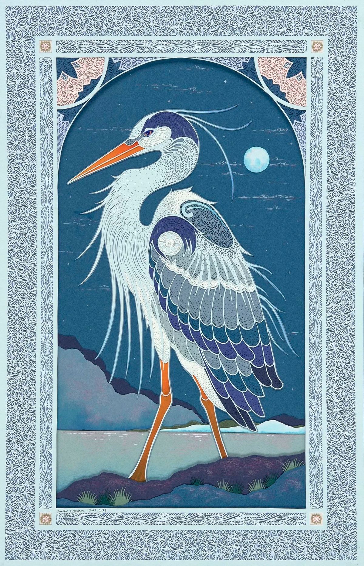 Heron of Glass Lake