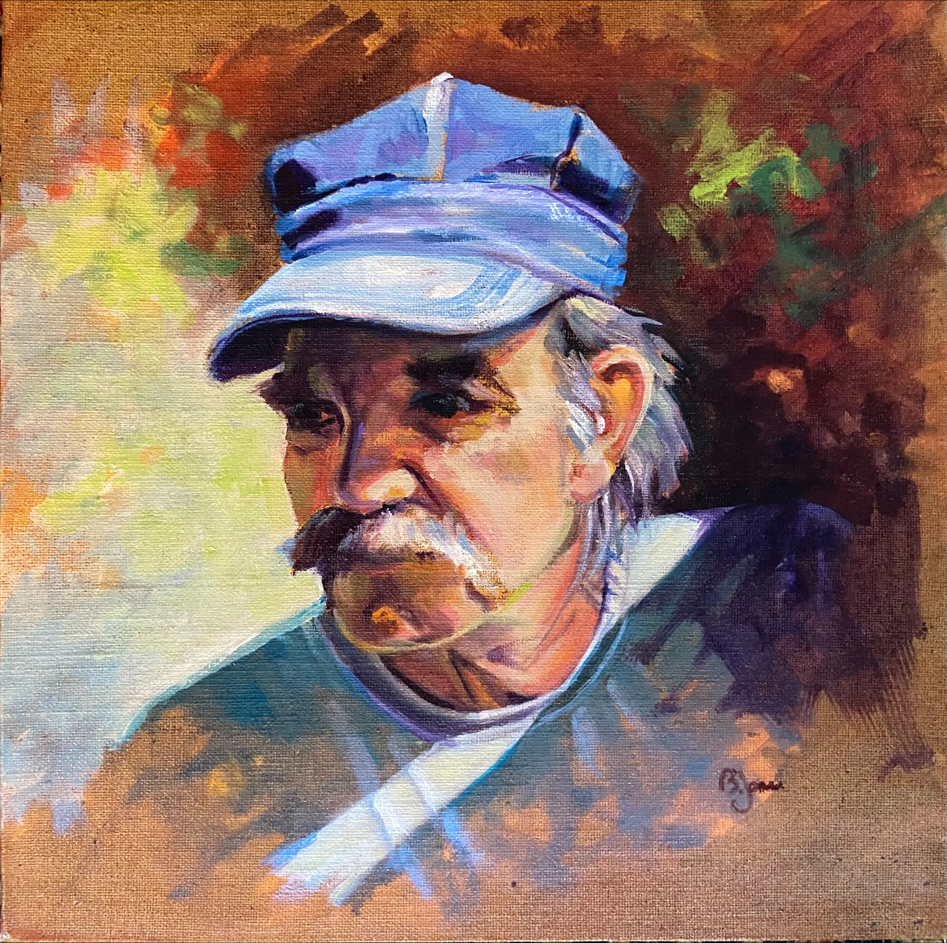 Famous Blue Hat