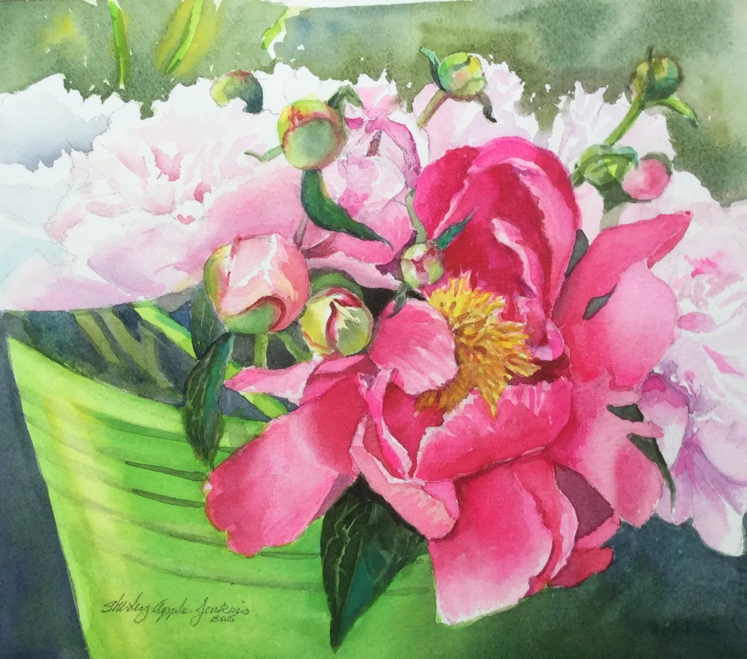 Pink Peonies (Giclee)