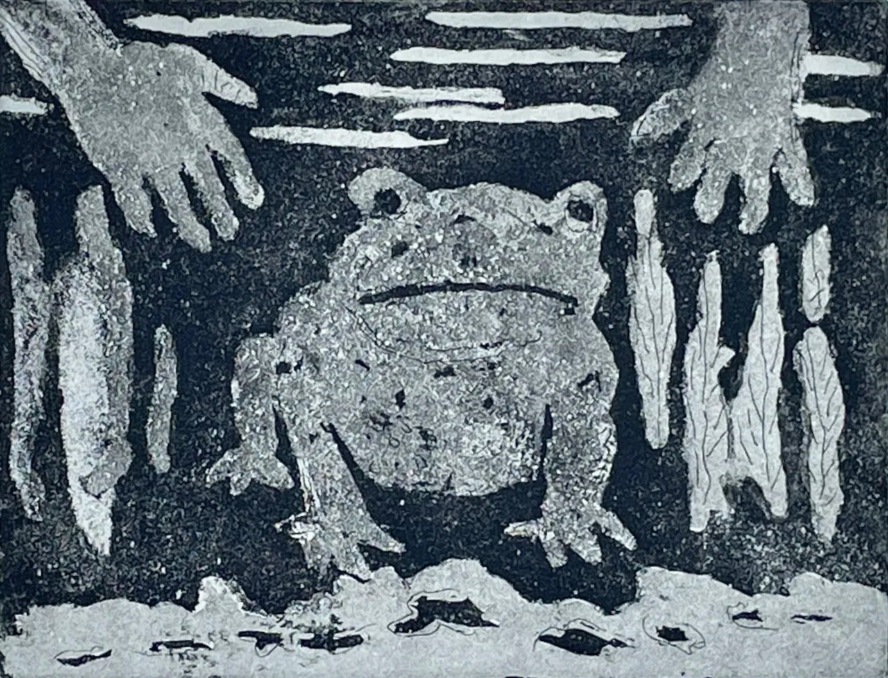 Hands Brown as Toads