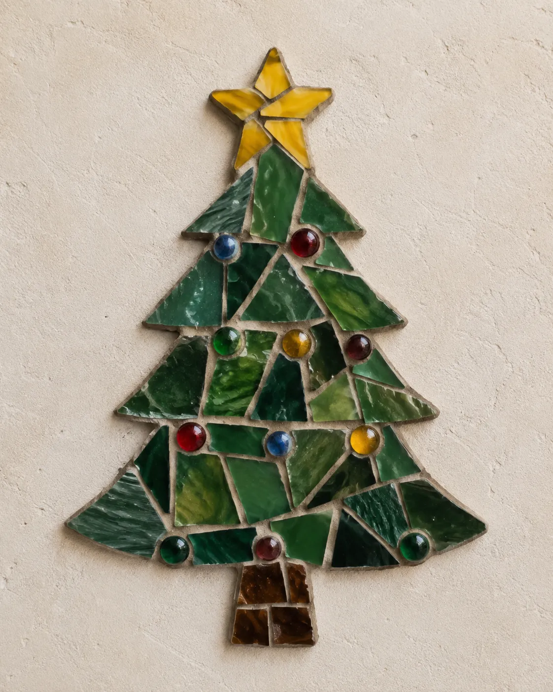 Intro to Stained Glass Mosaics: Create Your Own Mosaic Holiday Tree