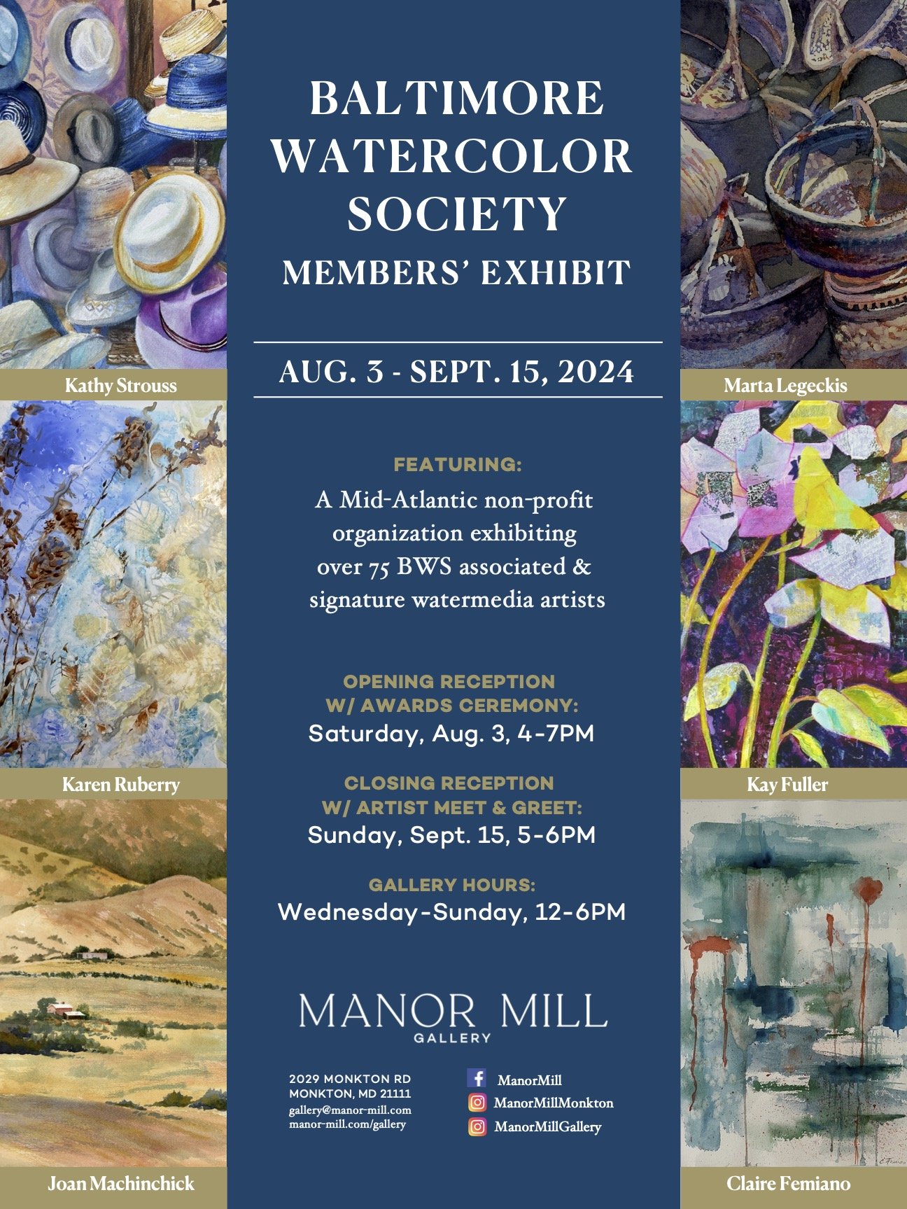 Baltimore Watercolor Society Members' Exhibit artwork 1