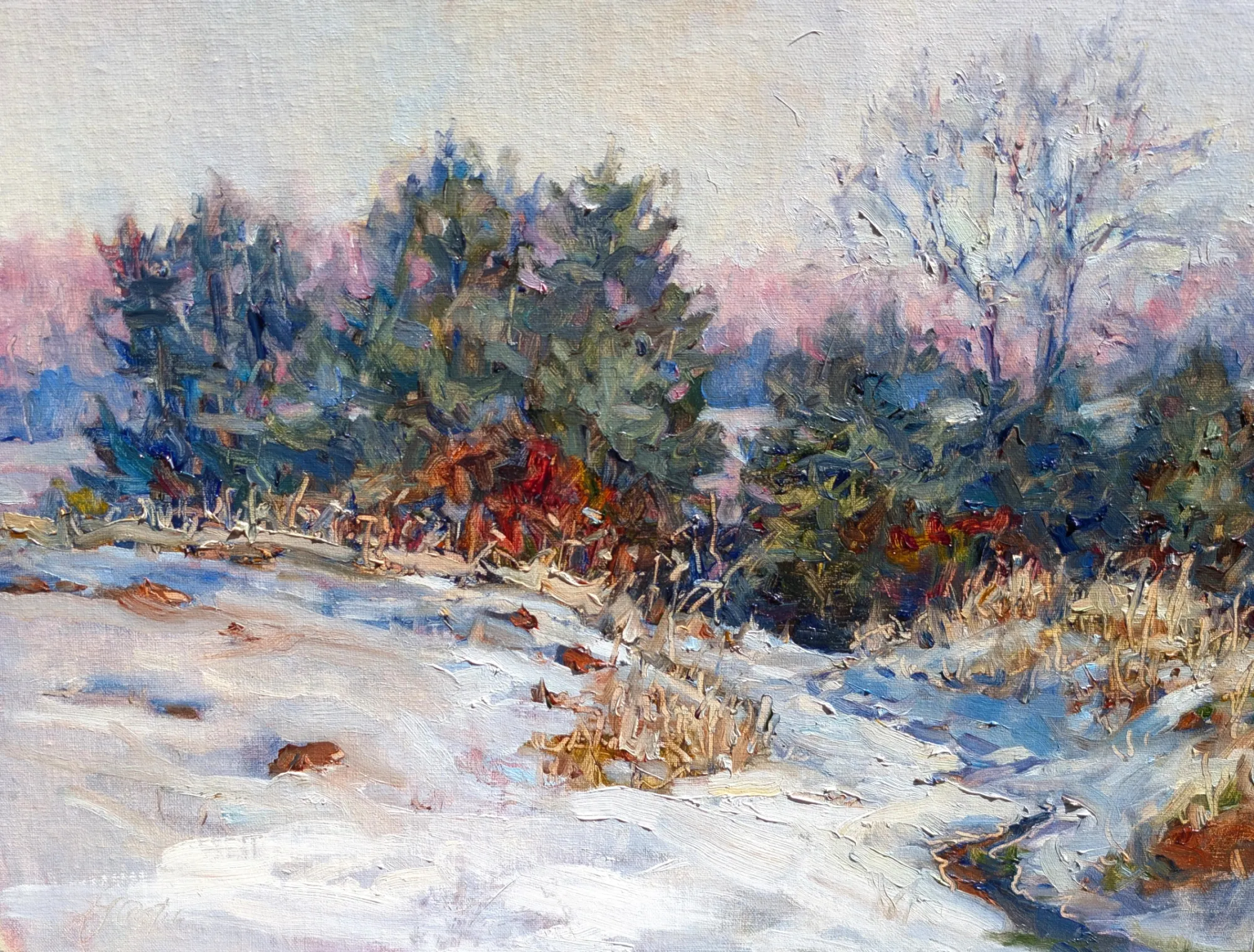 Mid Day Thaw by Ann Crostic