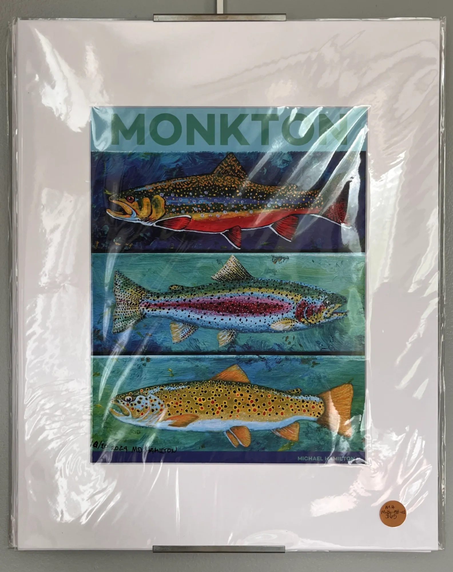 Monkton Fish Prints (Limited Edition) by Michael Hamilton