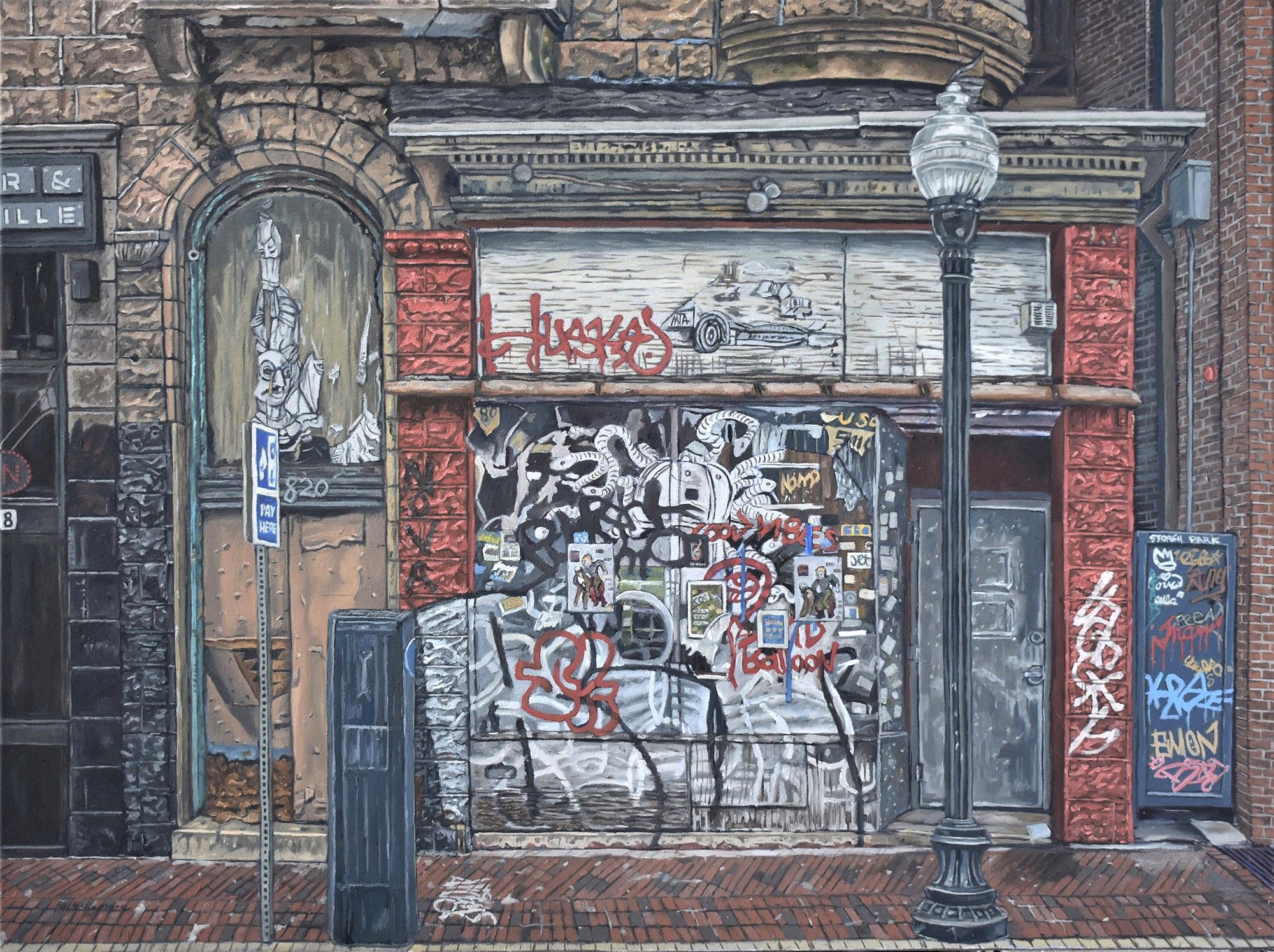  Baltimore Ruins XIII (A War of Words) by Greg McLemore