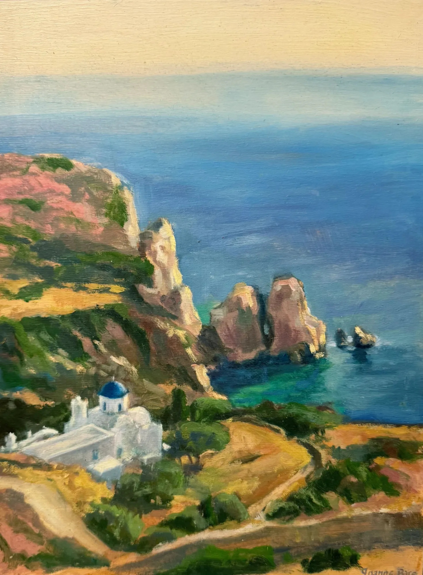 Panagia Poulati, Sifnos, Greece by Joanne Bare