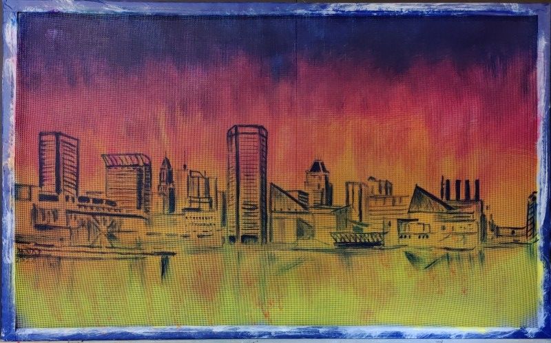 Artwork by Baltimore Painted Screens Group