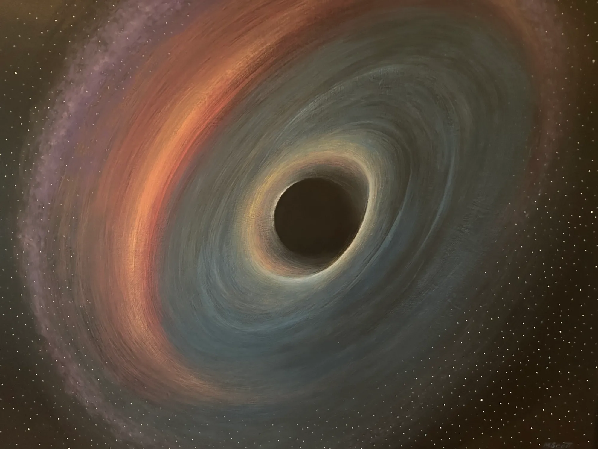 Black Hole – Closer View by Michael Scott