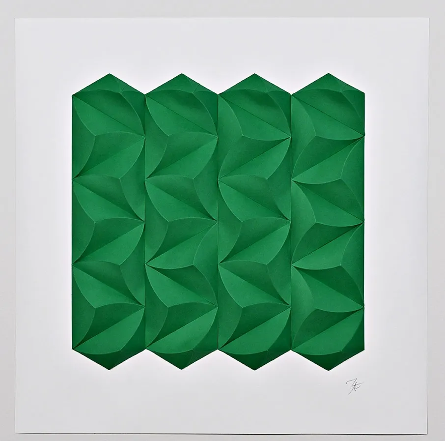 Green Matrix, V2-28 by Tatiana Nelson