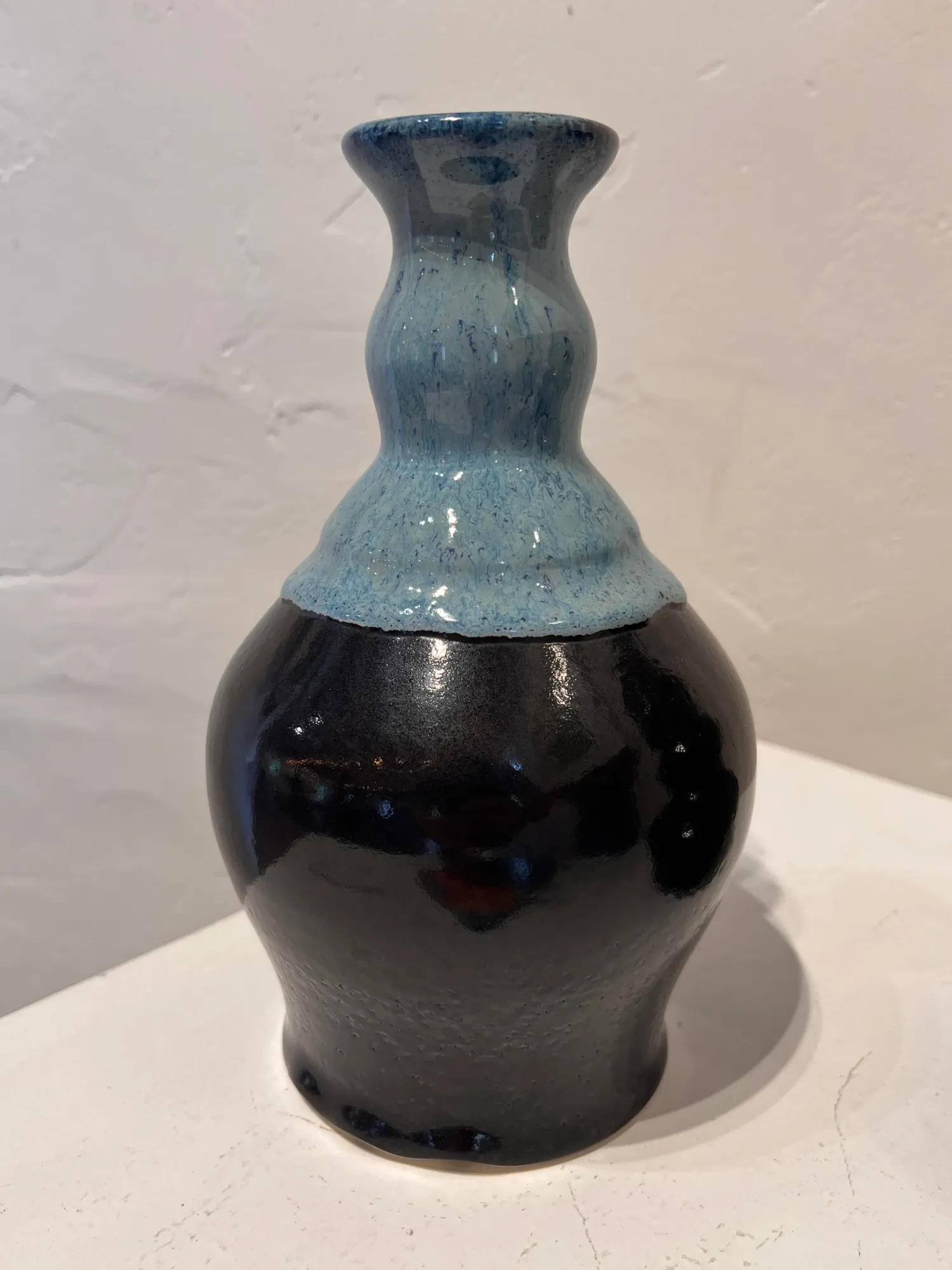 Black & Blue Vase by Brad Blair
