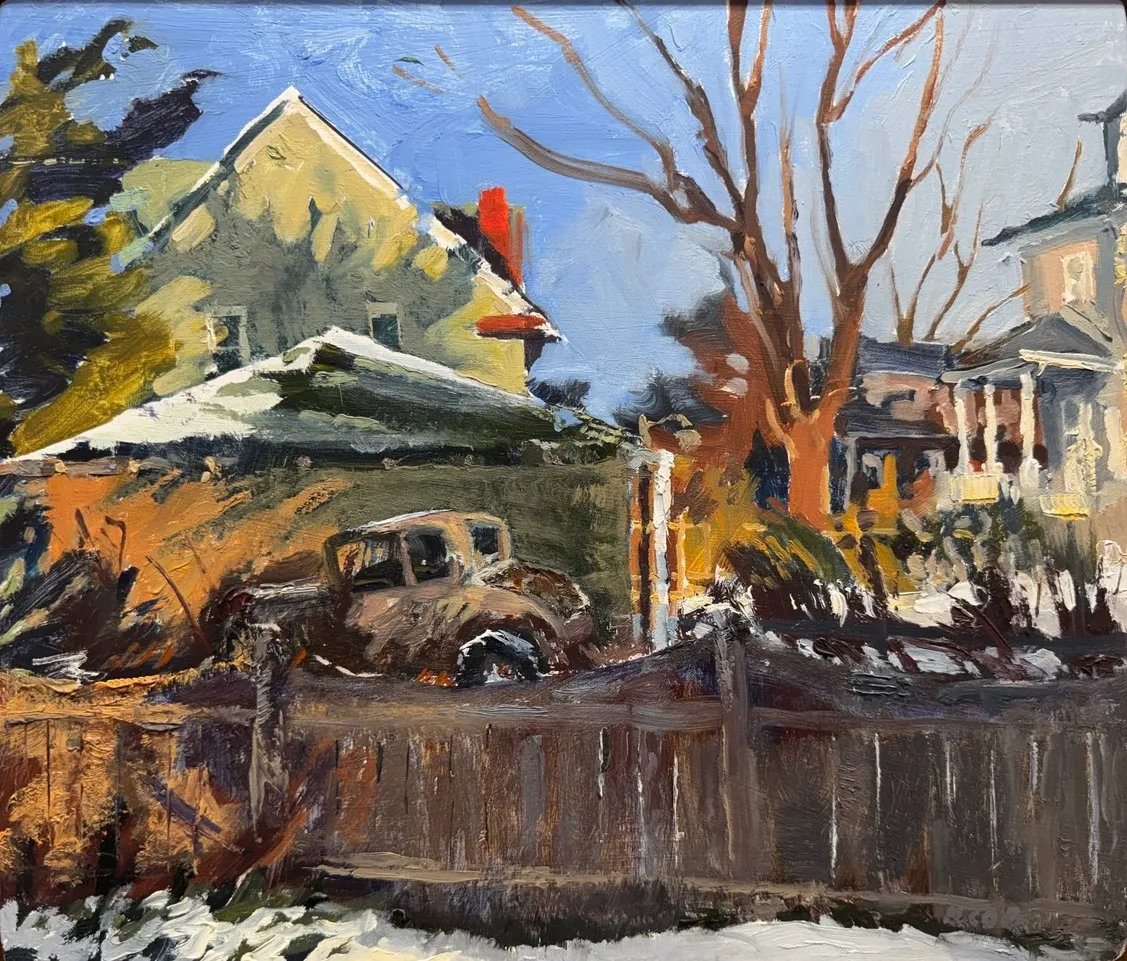 Backyard in Hamilton by Henry Coe