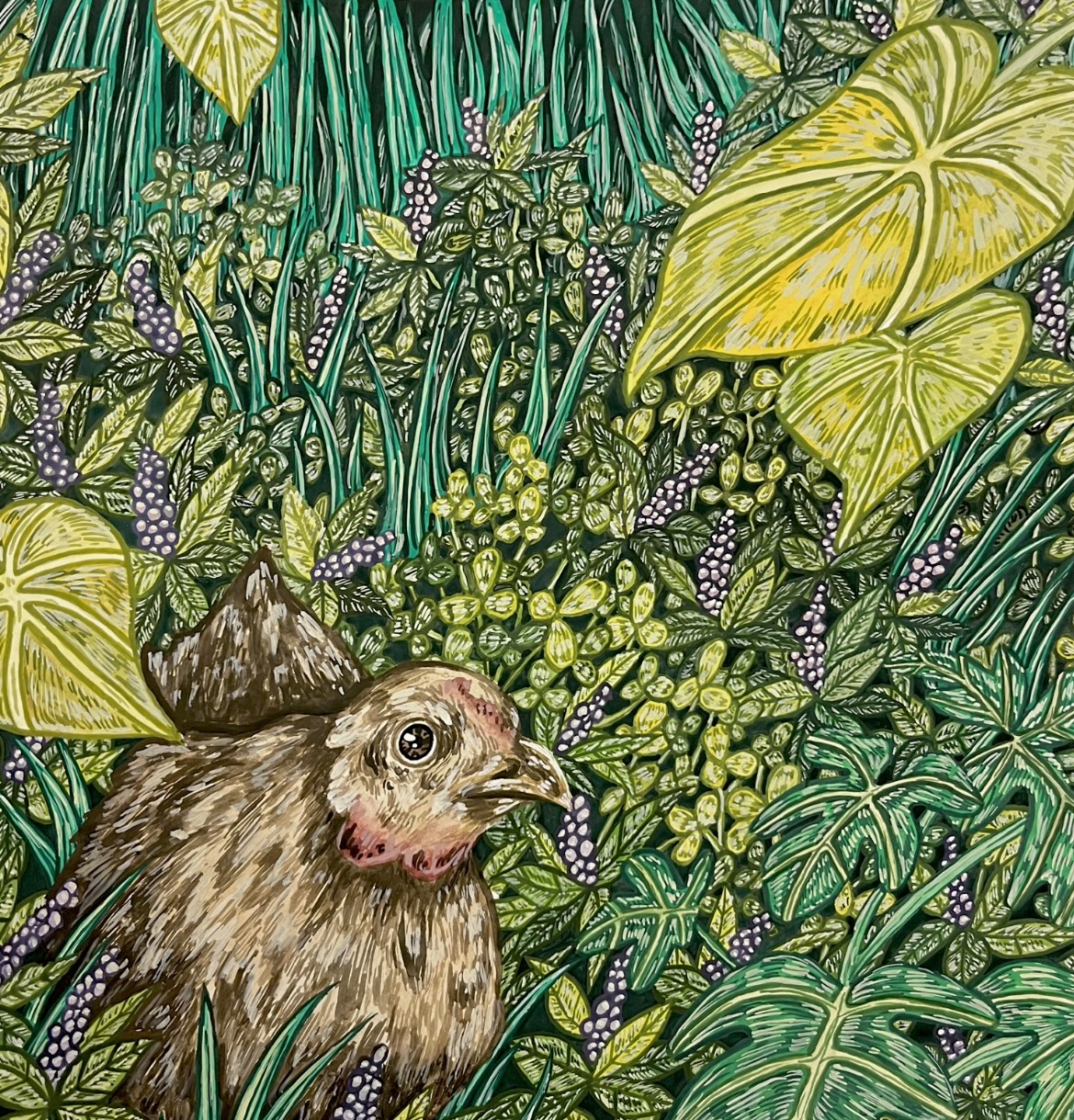 Turkey in the Grass by Hailey Hagan