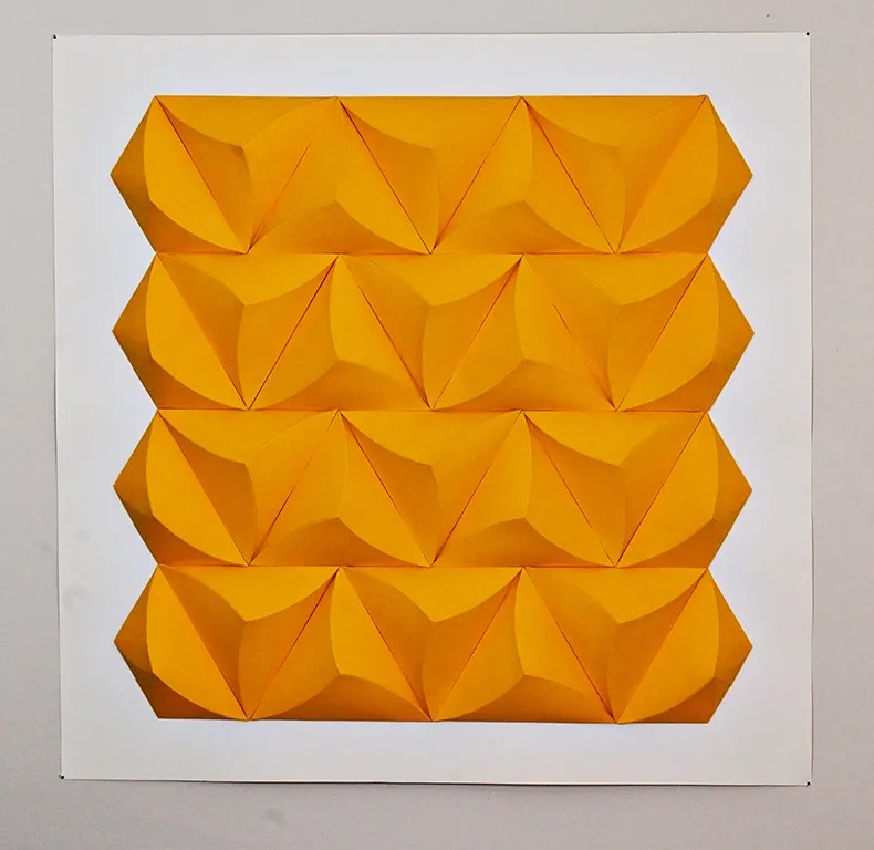 Yellow Matrix, H3-28 by Tatiana Nelson