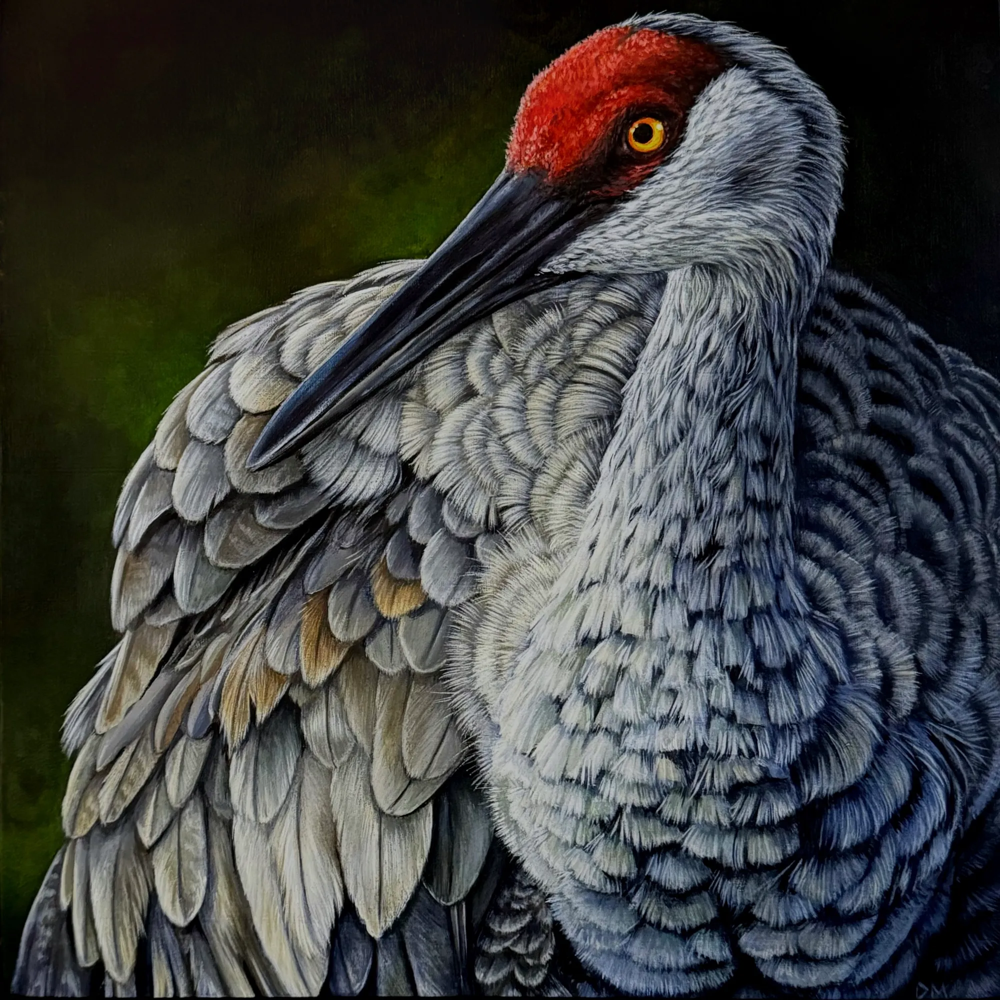 Sacred Sentinel (Sandhill) by Dana Mueller