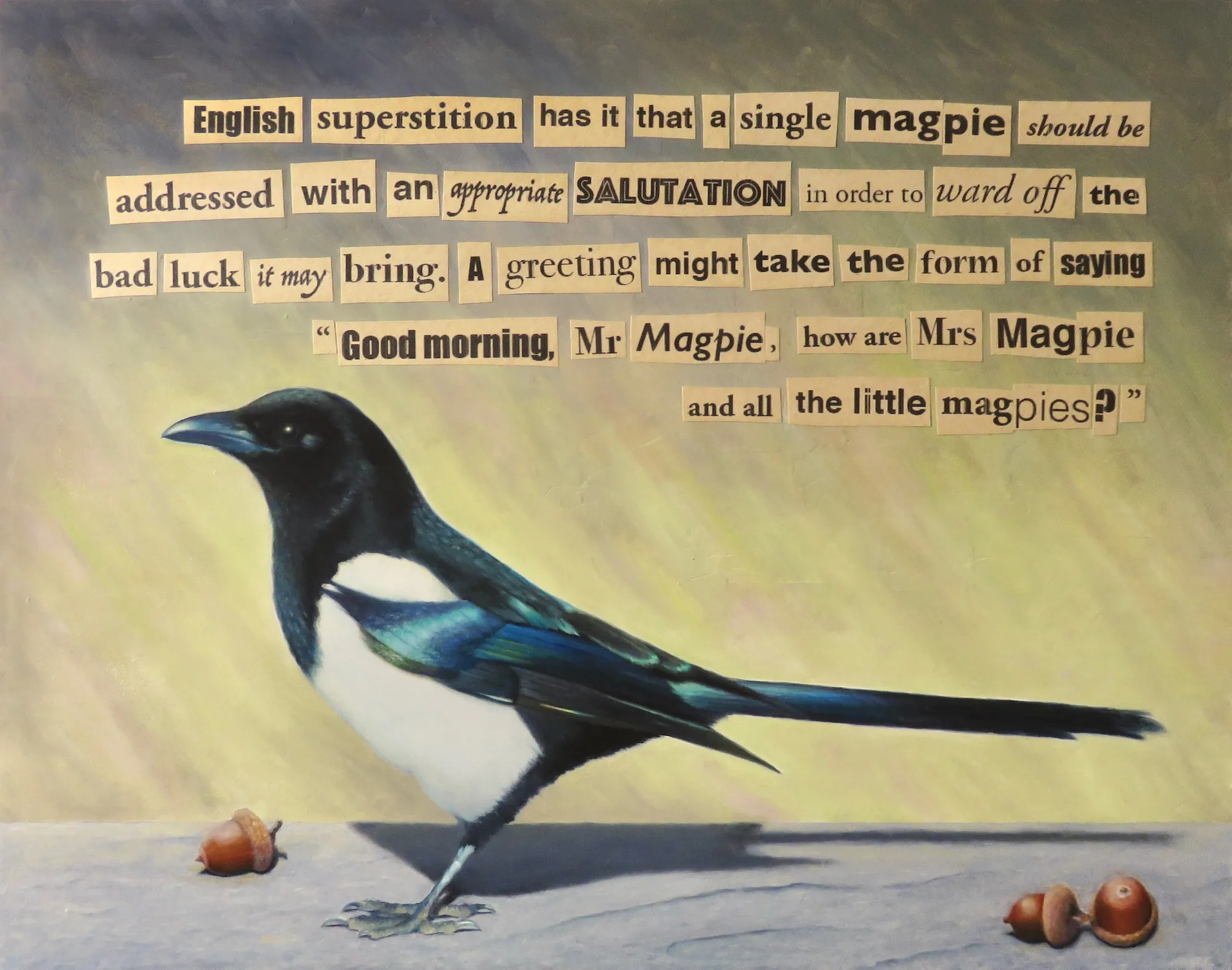 Superstition (Magpie) by Caroline Mayer