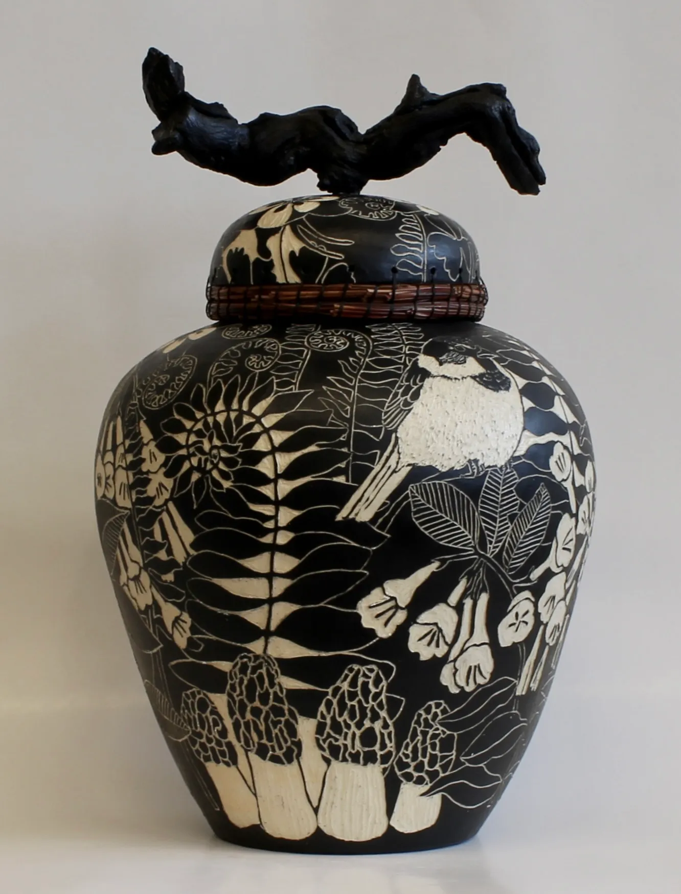 Columbine Jar by Carolyn Blazeck