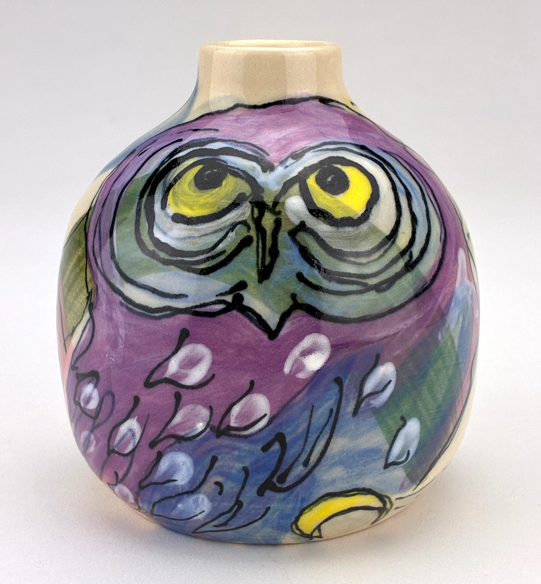 Purple Owl by Lynne Molner