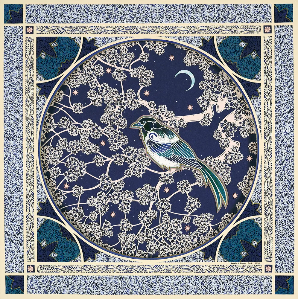 Gilded Magpie by Jen Hudson